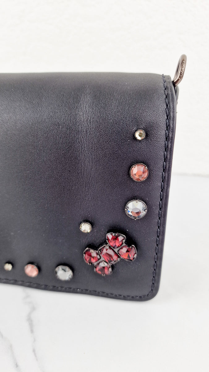 Coach 1941 Dinky Black with Crystal Bow Embellishment