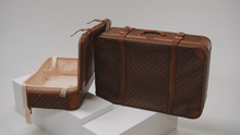 Load image into Gallery viewer, Louis Vuitton Monogram Suitcases Vintage Luggage Set CELEBRITY OWNED Travel Set