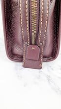 Load image into Gallery viewer, Coach Rogue 25 in Oxblood Pebble Leather with Red Suede Lining Coach 54536