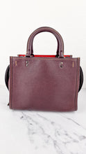 Load image into Gallery viewer, Coach Rogue 25 in Oxblood Pebble Leather with Red Suede Lining Coach 54536