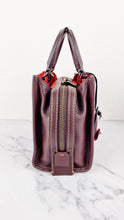 Load image into Gallery viewer, Coach Rogue 25 in Oxblood Pebble Leather with Red Suede Lining Coach 54536
