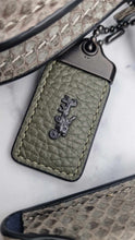 Load image into Gallery viewer, Coach 1941 Rogue 36 in Army Green Olive with Genuine Snakeskin Handles - Shoulder Bag Handbag - Coach 58965