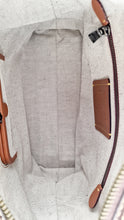 Load image into Gallery viewer, Coach 1941 Rogue 31 in Heather Grey Pebbled Leather with Oxblood Suede Sides Colorblock Satchel Handbag - Coach 23755