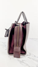 Load image into Gallery viewer, Coach 1941 Rogue 31 in Heather Grey Pebbled Leather with Oxblood Suede Sides Colorblock Satchel Handbag - Coach 23755