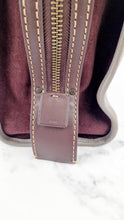 Load image into Gallery viewer, Coach 1941 Rogue 31 in Heather Grey Pebbled Leather with Oxblood Suede Sides Colorblock Satchel Handbag - Coach 23755