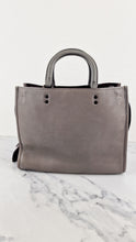 Load image into Gallery viewer, Coach 1941 Rogue 31 in Heather Grey Pebbled Leather with Oxblood Suede Sides Colorblock Satchel Handbag - Coach 23755