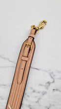 Load image into Gallery viewer, Coach Novelty Strap With Colorblock Deco Quilting - Beige Nude Metallic Leather - Crossbody Shoulder Strap - Coach 68812