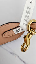 Load image into Gallery viewer, Coach Novelty Strap With Colorblock Deco Quilting - Beige Nude Metallic Leather - Crossbody Shoulder Strap - Coach 68812