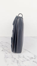 Load image into Gallery viewer, Coach Dinky 32 Tea Roses Blue & Red 1941 Black Leather Crossbody Shoulder Bag Coach 58435