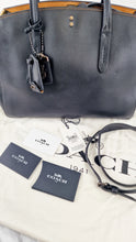Load image into Gallery viewer, Coach 1941 Cooper Carryall in Black Smooth Leather - Handbag Shoulder Bag - Coach 22821