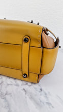 Load image into Gallery viewer, Coach 1941 Double Swagger Flax Yellow Handbag C Chain Strap Leather Bag - Coach 25831