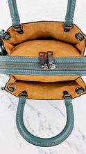 Load image into Gallery viewer, Coach 1941 Rogue 25 in Dark Turquoise With Prairie Rivets Pebble Leather Satchel - Coach 21590