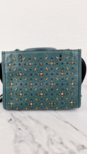 Load image into Gallery viewer, Coach 1941 Rogue 25 in Dark Turquoise With Prairie Rivets Pebble Leather Satchel - Coach 21590