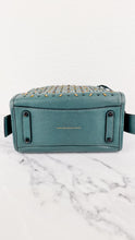 Load image into Gallery viewer, Coach 1941 Rogue 25 in Dark Turquoise With Prairie Rivets Pebble Leather Satchel - Coach 21590