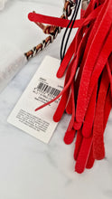 Load image into Gallery viewer, Coach 1941 Dinkier in Vermillion Red with Wild Tea Roses Studs & Fringes - Crossbody Bag Clutch Mini Dinky - Coach 86852