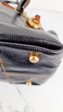 Load image into Gallery viewer, Coach 1941 Outlaw Satchel Bag in Black Polished Grain Leather - Shoulder Bag Handbag - Coach 38190