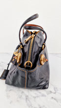 Load image into Gallery viewer, Coach 1941 Outlaw Satchel Bag in Black Polished Grain Leather - Shoulder Bag Handbag - Coach 38190