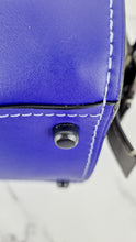 Load image into Gallery viewer, Coach 1941 Badlands Satchel Bag in Purple Blue Heather Grey Colorblock Smooth Leather - Coach 56587