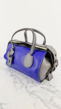Load image into Gallery viewer, Coach 1941 Badlands Satchel Bag in Purple Blue Heather Grey Colorblock Smooth Leather - Coach 56587