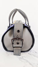 Load image into Gallery viewer, Coach 1941 Badlands Satchel Bag in Purple Blue Heather Grey Colorblock Smooth Leather - Coach 56587