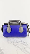 Load image into Gallery viewer, Coach 1941 Badlands Satchel Bag in Purple Blue Heather Grey Colorblock Smooth Leather - Coach 56587