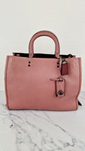 Load image into Gallery viewer, Coach 1941 Rogue 31 Dusty Rose Pink Mixed Leather Burgundy Suede - Satchel Handbag 23755