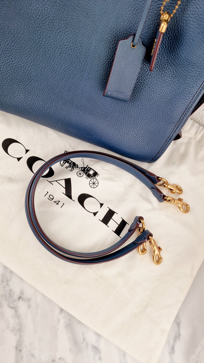 Coach 1941 Rogue 31 in Dark Denim Blue - Shoulder Bag Satchel