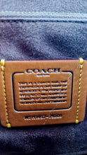 Load image into Gallery viewer, Coach Parker Top Handle With Signature Canvas Patchwork Stripes And Snakeskin Detail - Coach 79269
