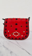 Load image into Gallery viewer, Coach 1941 Saddle 17 With Western Rivets in Red Leather Crossbody Bag - Coach 56564
