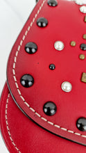 Load image into Gallery viewer, Coach 1941 Saddle 17 With Western Rivets in Red Leather Crossbody Bag - Coach 56564