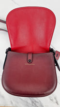 Load image into Gallery viewer, Coach 1941 Saddle 23 Bag in Burgundy Smooth Leather - Crossbody Shoulder Bag Red - Coach 55036