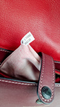 Load image into Gallery viewer, Coach 1941 Saddle 23 Bag in Burgundy Smooth Leather - Crossbody Shoulder Bag Red - Coach 55036