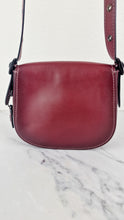 Load image into Gallery viewer, Coach 1941 Saddle 23 Bag in Burgundy Smooth Leather - Crossbody Shoulder Bag Red - Coach 55036