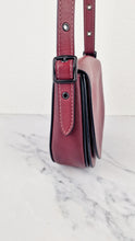 Load image into Gallery viewer, Coach 1941 Saddle 23 Bag in Burgundy Smooth Leather - Crossbody Shoulder Bag Red - Coach 55036