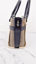 Load image into Gallery viewer, Coach Swagger 21 in Snakeskin Black & White Chalk Colorblock Handbag - Coach 57748