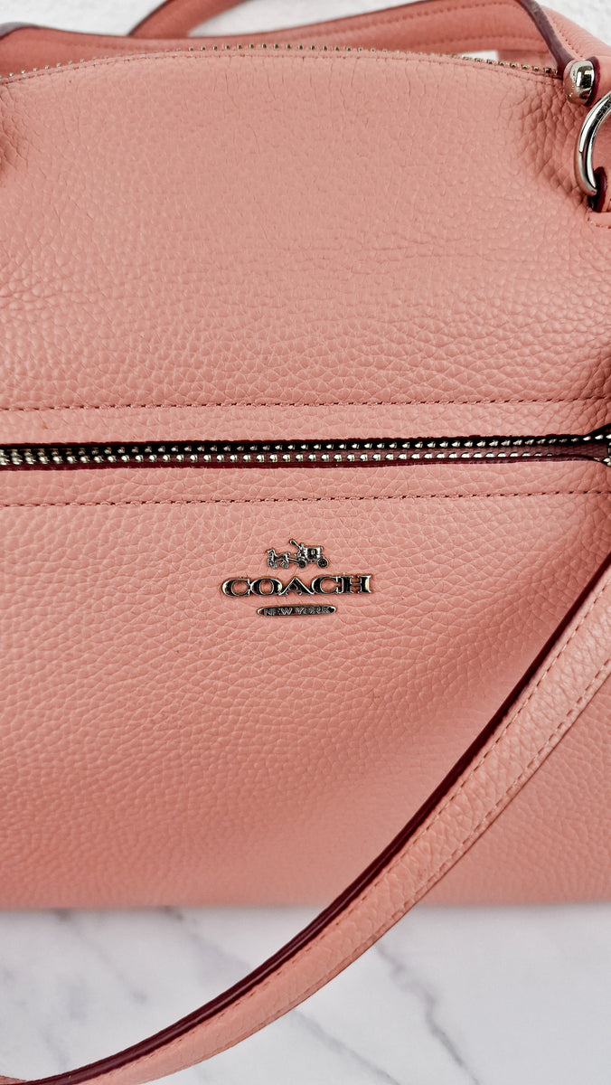 Coach prairie satchel sale in polished pebble leather