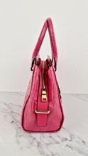 Load image into Gallery viewer, Coach Swagger Frame Bag in Pink Croc Embossed Leather - Handbag Crossbody Bag - Coach 37998
