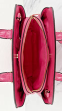 Load image into Gallery viewer, Coach Swagger Frame Bag in Pink Croc Embossed Leather - Handbag Crossbody Bag - Coach 37998