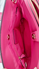 Load image into Gallery viewer, Coach Swagger Frame Bag in Pink Croc Embossed Leather - Handbag Crossbody Bag - Coach 37998