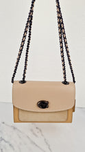 Load image into Gallery viewer, Coach Parker 18 Turnlock Leather & Suede Beechwood Beige - Shoulder Bag Crossbody Bag