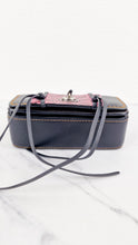 Load image into Gallery viewer, Coach 1941 Dinkier with Whipstitch Snake Trim in Black Smooth Leather With Pink Snakeskin - Crossbody Bag Clutch Mini Dinky - Coach 86819