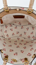 Load image into Gallery viewer, Coach 1941 Rogue Tote Bag With Floral Bow Lining in Beechwood Smooth Leather Handbag Shoulder Bag - Coach 28430
