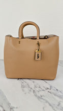 Load image into Gallery viewer, Coach 1941 Rogue Tote Bag With Floral Bow Lining in Beechwood Smooth Leather Handbag Shoulder Bag - Coach 28430