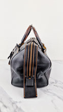Load image into Gallery viewer, RARE Coach 1941 Rogue Satchel 36 Black with Colorblock Patchwork Snakeskin Handles - Coach 58689
