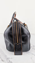 Load image into Gallery viewer, RARE Coach 1941 Rogue Satchel 36 Black with Colorblock Patchwork Snakeskin Handles - Coach 58689