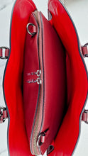 Load image into Gallery viewer, Coach 1941 Dakotah Satchel in Burgundy Red Smooth Leather Handbag Crossbody Bag - Coach 59132