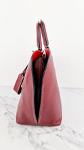 Load image into Gallery viewer, Coach 1941 Dakotah Satchel in Burgundy Red Smooth Leather Handbag Crossbody Bag - Coach 59132