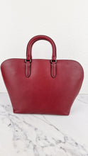 Load image into Gallery viewer, Coach 1941 Dakotah Satchel in Burgundy Red Smooth Leather Handbag Crossbody Bag - Coach 59132