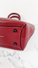 Load image into Gallery viewer, Coach 1941 Dakotah Satchel in Burgundy Red Smooth Leather Handbag Crossbody Bag - Coach 59132