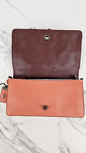 Load image into Gallery viewer, Coach 1941 Dinky With Tea Roses in Melon - Crossbody Shoulder Bag Floral Flowers Tolled Leather Appliqué- Coach 38197